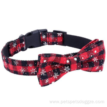 High Quality Custom Made Dog Collar with Bowtie